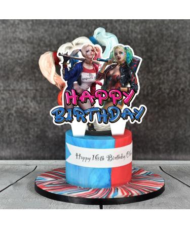 37Pack Quinn of Harley Cake Decorations Quinn of Harley Party Supplies with 36pcs Cupcake Toppers 1pcs Big Cake Topper for Quinn of Harley Birthday Party Supplies - Buy Online on GoSupps.com