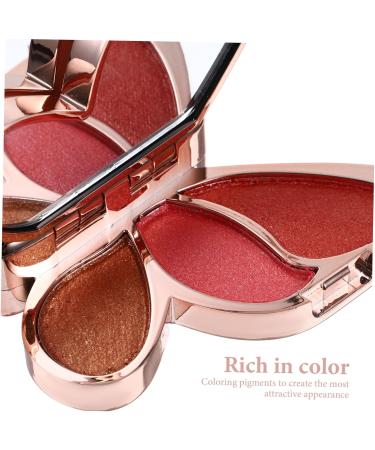 TOVINANNA 2 Pcs Eyeshadow Palette Multi-functional Girl Cosmetics Matte Blush Glitter Powder Abs Portable Miss - Buy Online on GoSupps.com