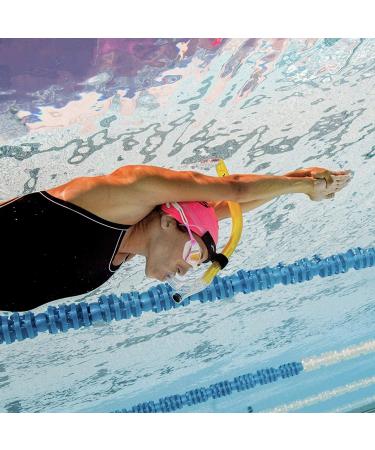 FINIS Original Center-Mount Swimmer's Snorkel - Yellow - Adult | Ideal for Lap Swimming and Swim Training - Buy Online on GoSupps.com