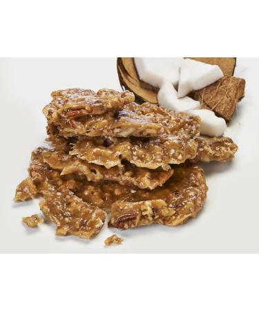 AvenueSweets Vegan Nut Brittle - 7 oz Dairy Free Pecan Treat | Handcrafted Old Fashioned Confection - Buy Online on GoSupps.com