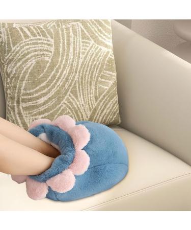 Soft Portable Blue Foot Warmers - Winter Comfort for Dormitory Bedroom & Study | 2-Piece Set (35x30x25 cm) - Buy Online on GoSupps.com