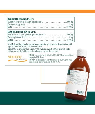 Genestra Brands Collagen Liquid Enhanced | Skin Health Support With Collagen Peptides | 450 ml Liquid | Natural Pomegranate-Raspberry Flavour - Buy Online on GoSupps.com