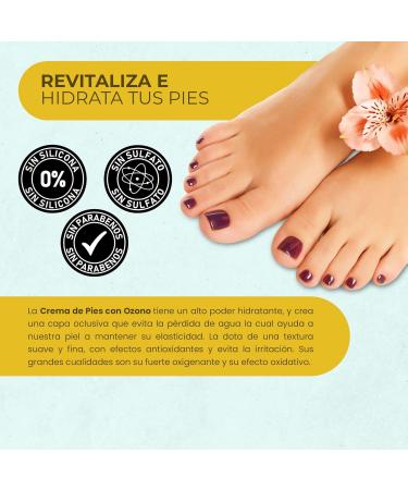 Ozono Dor Foot Cream 50g - Natural Ozone Foot Care for Hydration Odor Relief and Callus Treatment - Buy Online on GoSupps.com