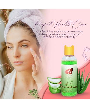 Yoni Feminine Care Gel Wash (5 oz) - pH Balanced Hygiene Odor Cleanse for Menstrual Support - Soothes Itching and Burning - Natural Blend with Aloe Vera - Buy Online on GoSupps.com