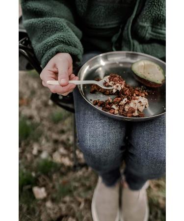 Stansport 16 Pc White Cutlery Set - Knife, Fork, Tablespoon & Teaspoon - Buy Online on GoSupps.com
