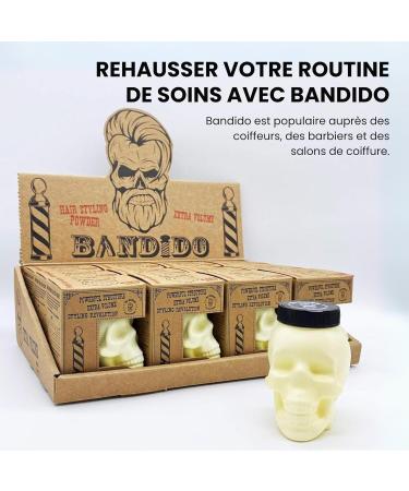 BANDIDO Extra Volume Matte Styling Powder 20g Men s Hair Texturizing Powder Mattifying Powder for Volume and Texture Long-Lasting Hold Without Residue Men s Hair Powder - Buy Online on GoSupps.com