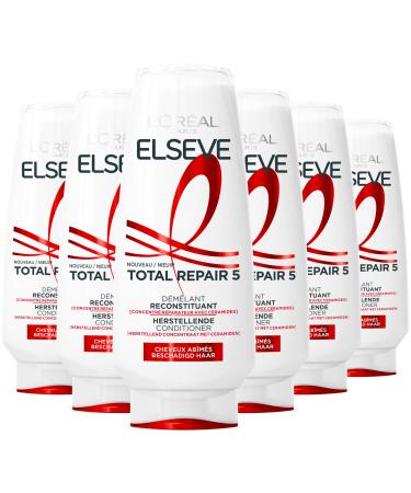 L'Oreal Paris L'Or al Paris Elseve Total Repair 5 Restorative Conditioner - For damaged hair - Restorative concentrate with ceramides - 6 x 250 ml