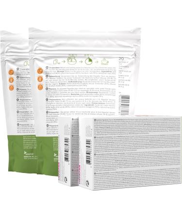 HepaFar Liver Detox Package - Milk Thistle Artichoke Green Tea | 60 Capsules & 40 Tea Bags | Advanced Detox by Sensilab - Buy Online on GoSupps.com