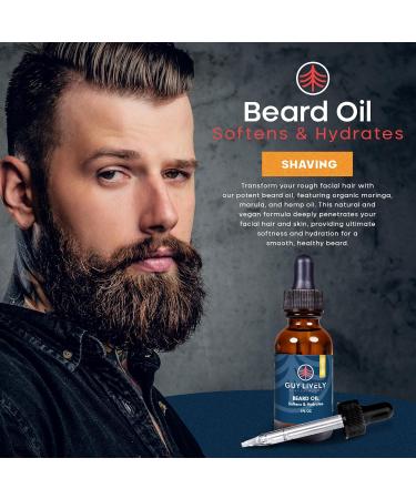 Premium Natural Beard Oil for Men | Vegan Moisturizer & Conditioner | Handcrafted Beard Care Products Made in USA - Buy Online on GoSupps.com