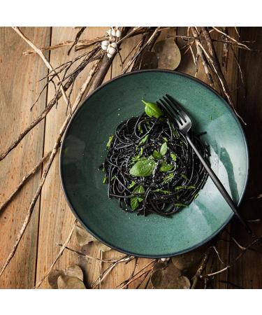 Ceramic Bowl Retro Cutlery Bulk Kitchen Living Room Fruit Restaurant Creative Round Deep Dish Simple Personality Dessert Bowl 8 Inch 1000ml - Buy Online on GoSupps.com