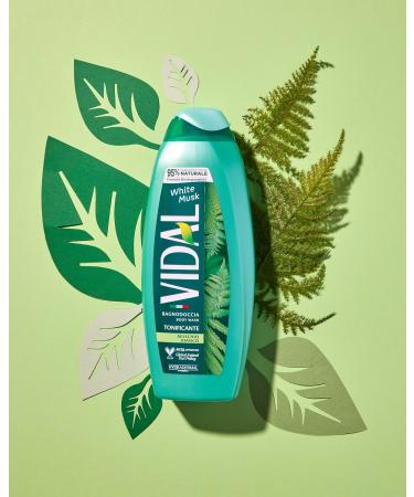 Vidal White Musk Shower Gel 250 ml - Moisturizing & Softening Body Care for Men & Women | Made in Italy - Buy Online on GoSupps.com