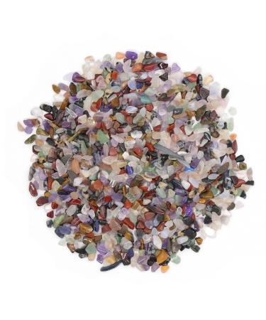Polished Tumblestone Gemstones Pocket Reiki Chakra Mineral Rocks 100g Pack (900 to 1000 Stones) Size: Tiny Mix 5mm to 8mm Mixed Stones Tiny Mix 5mm to 8mm