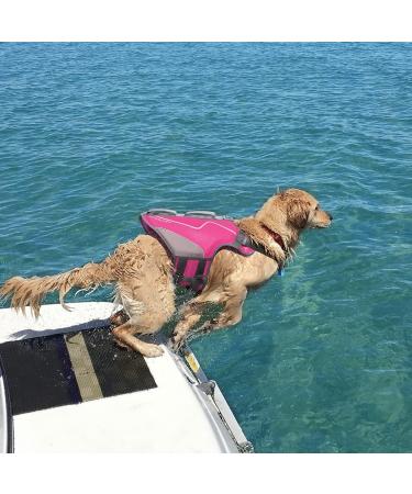 Vivaglory Sporty Dog Security Vest - Durable Neoprene Rescue Vest for Large Dogs (Chest 64-76cm) - Comfortable & Stylish Pink Design - Buy Online on GoSupps.com
