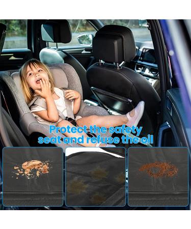 HISUFU Car Seat Protector - Waterproof Universal Cover with Non-Slip Design and Mesh Pockets for Kids. Black-1pcs - Buy Online on GoSupps.com