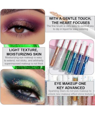 Glitter Eyeliners Pencil Eye Liner Set Eye Liner Liquid Shimmer Glitter Eyeshadow Liner Colorful Set Waterproof Sparkling Eye Loose Glitter Glue for Crystals Eye Glitter - Buy Online on GoSupps.com