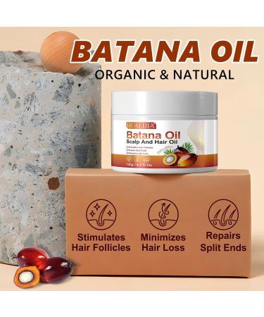 Raw Batana Oil for Hair Growth and Repair Pure & Organic Batana Oil from Honduras Stimulate Hair Growth Prevent Hair Loss and Enhances Hair Thicknes 120g - Buy Online on GoSupps.com