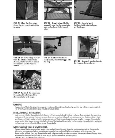 Texsport Portable Outdoor Camping Shower Privacy Shelter Changing Room - Gray - Buy Online on GoSupps.com