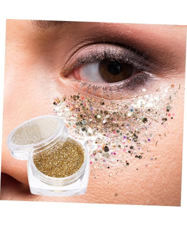 Ipetboom Loose Eyeshadow Glitter - 2pcs Platinum Loose Pigment Eyeshadow Set for Eye & Face Highlighter - International Shipping Available - Buy Online on GoSupps.com