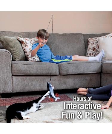 Ontel Flippity Fish Cat Toy - Interactive Playtime Fun for Your Feline Friend - Buy Online on GoSupps.com