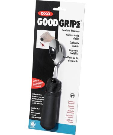 Performance Health Good Grips Teaspoon with Built-Up Handle - Adaptive Eating Utensil for Arthritis & Weakness - Non-Latex, Cushioned Grip - Buy Online on GoSupps.com