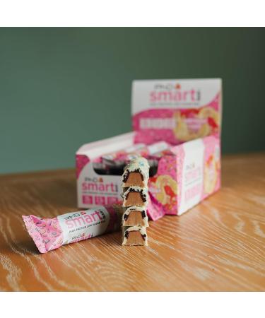 PhD Nutrition Smart Bar Protein Bar 24x32g Birthday Cake - High Protein Snack with 20g Protein and Low Sugar Macro-Friendly Protein Bar - Buy Online on GoSupps.com