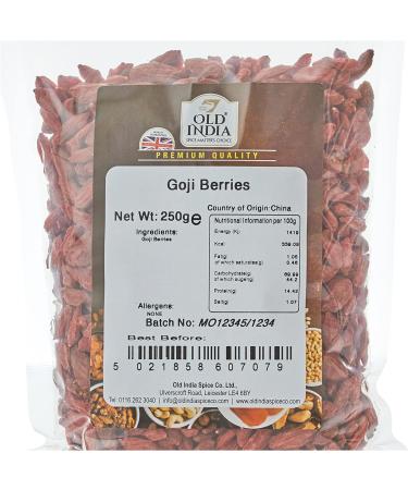 Old India Goji Berries 250g - Buy Online on GoSupps.com