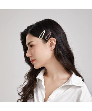 Dofash Double Grip Hair Clips - 6pcs Brown Metal Barrettes & Accessories - Buy Online on GoSupps.com