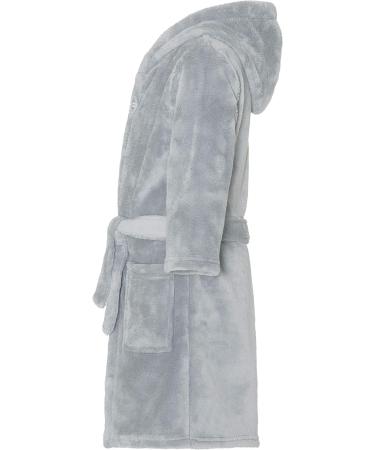 Playshoes Unisex Children's Fleece Bathrobe Dressing Gown 122-128 in Grey | International Shipping Available - Buy Online on GoSupps.com
