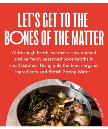 Chicken Pho Bone Broth by Borough Broth - 100% Organic Aromatic Broth - Slow Cooked - High in Protein - 52 Cal per Pack - Delivered Chilled - 5 x 400g Chicken Pho 400 g (Pack of 5) - Buy Online on GoSupps.com