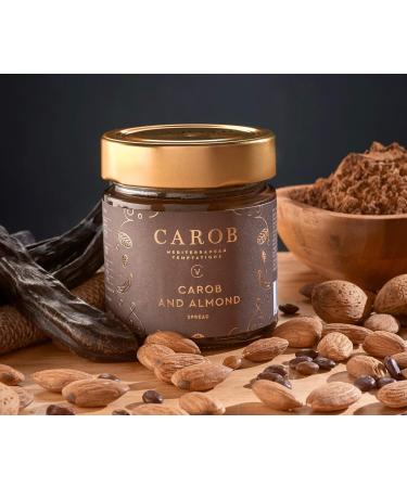: Carob and Almond Spread | Gluten-Free & No Added Sugar | 240g - Buy Online on GoSupps.com