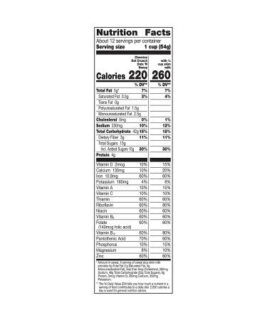 Cheerios Oat Crunch Cereal - Oats & Honey, 24 Oz | Healthy Breakfast Option - Buy Online on GoSupps.com