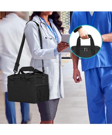 Trunab Portable Insulated Medical Cooler Bag - Water-Resistant with Removable Dividers for Travel, Camping - Black1 M - Buy Online on GoSupps.com