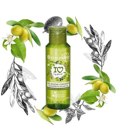 Yves Rocher Olive Petitgrain Concentrated Shower Gel 100ml - Luxurious Hydration for All Skin Types | International Shipping Available - Buy Online on GoSupps.com