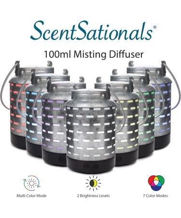 Scentsationals Eclectic Diffuser - Electric Aromatherapy Essential Oils & Fragrance Home Air Freshener - Perfect Gift (Galvanized - Buy Online on GoSupps.com