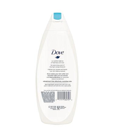 Dove Go Fresh Restore Body Wash - Blue Fig & Orange Blossom Scent - 22 FL OZ (650 mL) - Pack of 3 - Buy Online on GoSupps.com