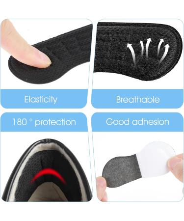 Premium Heel Grips for Loose Shoes - 2 Pairs Anti-Slip Cushions & Inserts for Men & Women - Soft Heel Pad Protectors - Buy Online on GoSupps.com