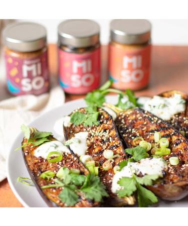 Fairy Bio Miso Paste Tasting Package | 3 Vegan Varieties (Genmai Shiro Koshi Aka Tsubu) | Gluten-Free | Authentic Japanese Recipe | 200g Glass Jar - Buy Online on GoSupps.com