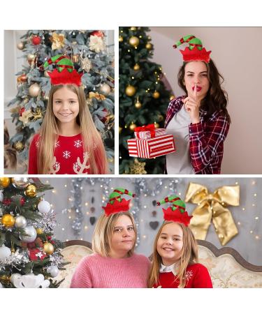 XNHIU Christmas Headband Elf Hat Headband Christmas Hat Headpiece Christmas Fancy Dress Costume Accessory for Kids Adult Headwear - Buy Online on GoSupps.com