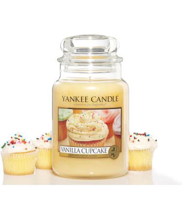 Yankee Candle Vanilla Cupcake Large Jar - 150 Hours Burn Time | Scented Candle for Home D cor & Relaxation - Shop Internationally - Buy Online on GoSupps.com