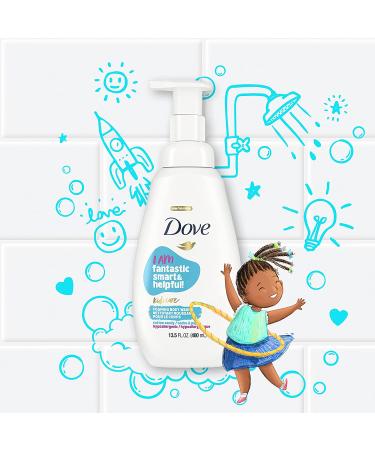 Dove Kids Cotton Candy Foaming Body Wash - Hypoallergenic Skin Care 13.5 Fl Oz (Pack of 4) - Buy Online on GoSupps.com