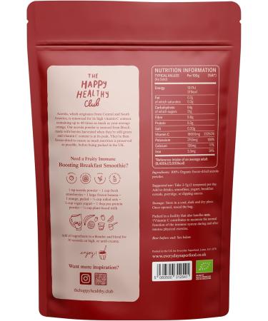 Everyday Superfood Organic Acerola Cherry Powder - 50g - Buy Online on GoSupps.com