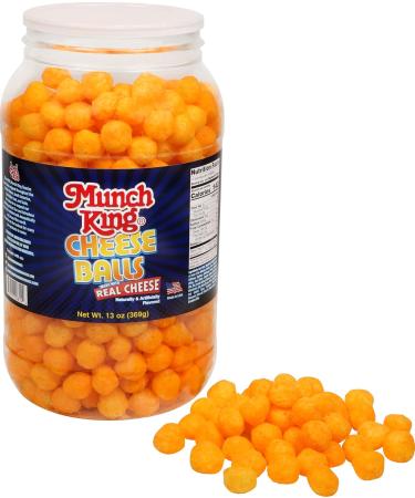Munch King Snacks Balls - Cheese - 13 Oz. - Buy Online on GoSupps.com