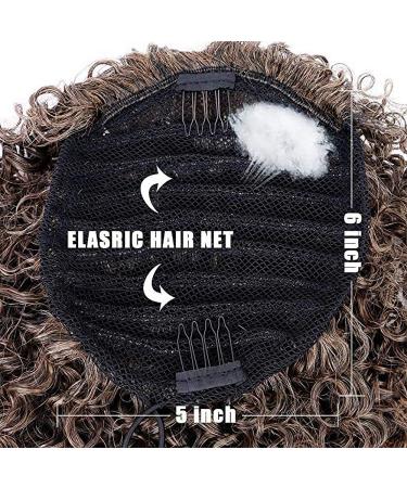 Afro Short Curly Drawstring Ponytail - Kinky Curly Synthetic Hair Extensions for Women - Buy Online on GoSupps.com