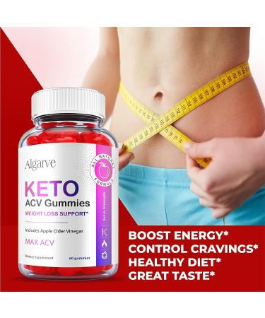 Algarve Keto ACV Gummies 1000mg Vegan Formula - 60 Gummies - Buy Online on GoSupps.com