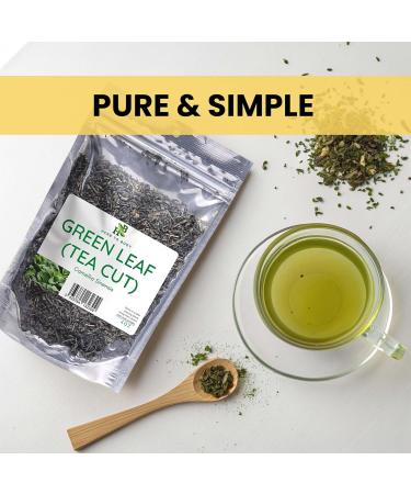 Herb To Body Green Tea Leaves Cut 4 oz Wildcrafted Camellia Sinensis Loose Leaf Green Tea for Herbal Brews and Traditional Uses - Buy Online on GoSupps.com