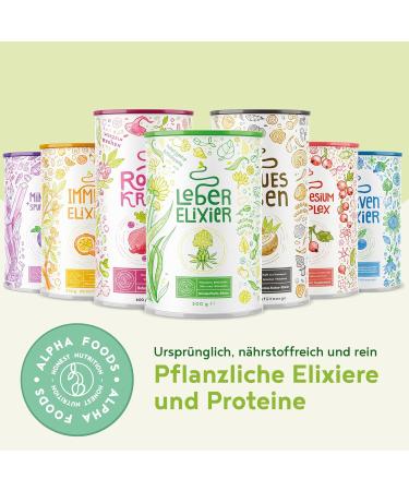 Alpha Foods Liver Complex Elixir | Nutrient-Rich Superfood with Wheat Grass Spirulina & Ashwagandha for Optimal Detox & Health - Buy Online on GoSupps.com