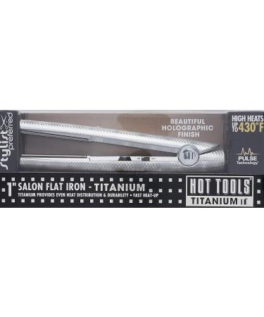 Buy Hot Tools HTP11 Holographic Salon Flat Iron - Silver | Best International Shipping & Deals - Buy Online on GoSupps.com