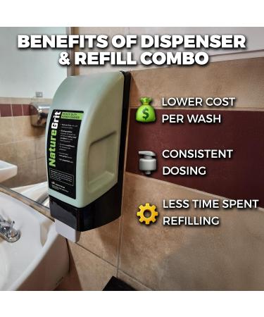 NatureGrit Refill And Dispenser Combo - Buy Online on GoSupps.com
