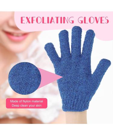 50 Pcs Double Sided Exfoliating Gloves for Body - Shower Gloves for Women - Deep Clean Skin, Spa Massage, Beauty Skin - Bathing Accessories in 13 colors - Buy Online on GoSupps.com