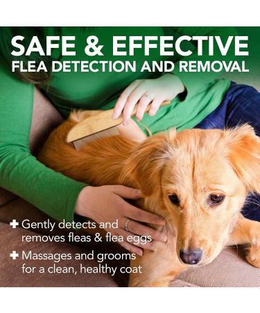 Vet's Best Flea Comb - Bamboo Handle for Dogs and Cats - Buy Online on GoSupps.com